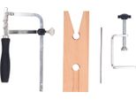 Set Di Seghe Per Gioielli 3-In-1, Morsetto Per Scanalature A V, Telaio Regolabile, 12 Lame, Per Tagliare Metallo, Legno, Cera
