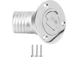 Riempimento Ponte Barca 45° 316 Acciaio Inox 38 Mm Coperchio Flip-Fill Con Tappo Senza Chiave Per Yacht Marino Fuel