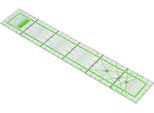 Righello Per Quilt, Righello Per Cucito Fai Da Te, Righello In Plastica Per Cucito, Righello In Plastica Portatile Per Quilting, Strumento Per Quilting, Righello In Plastica Altamente Trasparente, Per Il Cucito In Casa