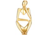 Ftvogue Statua Del Pensatore, Scultura Astratta Dorata Del Pensatore, Scultura Dell'ornamento Della Gente, Scultura Della Statua Di Casa, Ornamenti Decorativi Fai Da Te In Resina, Regalo Per Gli Amici, 27 * 15 * 8Cm