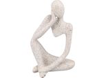 Statua Pensatore In Resina, Figura Astratta, Stile, Decorazione Per Soggiorno, Ufficio, Libreria, Pietra Arenaria, Destra