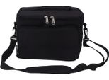 Borsa Termica Isolata Per Il Pranzo, Impermeabile, Di Grande Capacità, Portatile Per Esterni, Campeggio, Viaggi, Nera