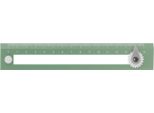 Righello Circolare Due In Uno Strumento Di Apprendimento Ad Alta Precisione Per Il Disegno Righello Per Alunniverde