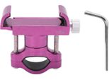 Porta Telefono Per Bicicletta In Lega Di Alluminio, Robusto Supporto Con Chiave A Esagono Per Biciclette, Moto, Scooter, Rosa