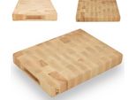 Tagliere End Grain In Frassino Oliato 32X24X4 Solido Logo