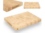 Tagliere End Grain In Frassino Oliato 40X30X4 Solido Logo