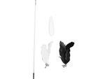 Bacchetta Telescopica Per Gatti, Impugnatura Comoda E Divertente, Piuma Staccabile, Giocattolo Interattivo, Strumento Di Addestramento Con Campanelli Per Gattini