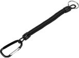 Corda Elastica A Molla Retrattile, Attrezzatura Di Sicurezza, Utensile, Portachiavi Anti-Smarrimento, Cordino Da Pesca, Nero