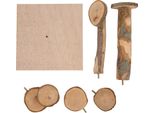 Piattaforma In Legno Per Criceti, Supporto Per Parco Giochi, Scala Girevole Per Piccoli Animali Domestici