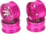 4 Pezzi Mozzo Ruota Rc Cerchi In Lega Di Alluminio 52 Mm Per Tamiya TT-01 1/10 Carpink