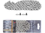 Catena Per Bicicletta A 9 Velocità Vg Sports, Leggera, Semi-Cava, 1/2 X 11/128 Pollici, 116 Maglie, Bicicletta Per Mountain Bike