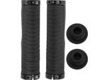 Manopole Morbide Per Manubrio Da Mountain Bike, Doppio Lucchetto Per Bici, Manopole In Gomma Antiscivolo (Nero)