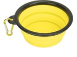 Ciotola Per Cani, Portatile, Facile Da Pulire, Resistente, Pieghevole, Da Viaggio, Da Passeggio, Giallo