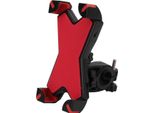 Supporto Per Telefono Da Bicicletta Da 3,5-7 Pollici, Ruotabile A 360 Gradi, Supporto Mobile Regolabile, Rosso