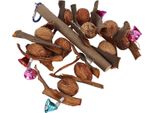 Corda Da Masticare Per Pappagalli, Giocattolo Da Dentizione Per Uccelli Sicuro E Salutare Con Campanella E Gancio Per Uccelli, Pappagalli