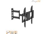 Easylife Supporto Da Parete Per Tv Promount HD75 Compatto Da 32-75 Pollici, Resistente Fino A 50 Kg Di Portata, Vesa 400X400, Inclinabile E Girevole, Supporto Tv Per Tv Di Medie E Grandi Dimensioni