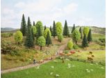 Noch 26811 H0 Tt Bosco Misto 25 Alberi, Altezza 5 - 14 Cm