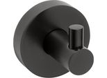 Gancio A Parete Singolo Dark In Ottone Nero 5,5 Cm X 5,5 Cm X 5 Cm