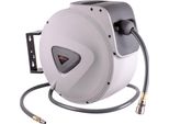 Avvolgitubo Automatico Per Tubi Pneumatici Con Tubo Da 15 M E Raccordo Da 1,4 M Con Attacco Rapido Tc Technic HR091515