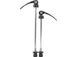 2 Pezzi Bicicletta Mozzo Ruota Forcelle Mountain Bike Bici Da Strada Asse Sgancio Rapido Leva Forcella Nero