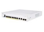 Cisco CBS250-8FP-E-2G-EU Switch Di Rete Gestito L2/L3 Gigabit Ethernet (10/100/1000) Argento