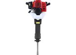 Martello Demolitore - Benzina 2 Tempi 52 Cm³ - Energia D'impatto 20-55 J - 1500 Colpi/Min - 6500 Giri/Min - Miscela 25:1 - Rosso