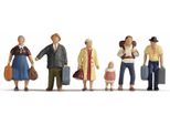Set Di Figure Noch "Travellers"", Scala Ho, Figure In Piedi Dipinte A Mano, Ideali Per Il Modellismo Ferroviario E Il Fai Da Te"