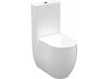 Sapho Kerasan Flo - Vaso Combinato Per Wc, Scarico Inferiore/Posteriore, Bianco 311701