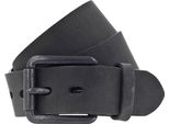 Vanzetti Pelle Cintura Denim Love 40Mm Full Leather Belt W105 Black Nero