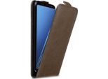 Cadorabo Cover Per Samsung Galaxy A6 2018 Cover Protettiva In Marrone Flip Case Custodia Per Telefono Cellulare Cover
