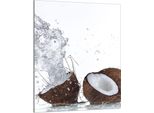 Piastra Di Copertura Del Piano Cottura 40X52 Coperchio Del Piano Cottura In Ceramica Paraspruzzi Piatto In Vetro Tagliere Decorativo, Acqua Di Cocco