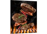Piastra Di Copertura Del Fornello 40X52 Piastra Di Copertura Del Piano Cottura In Ceramica Paraspruzzi Piastra Di Vetro Deco Tagliere, Grill Food