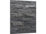Piastra Di Copertura Del Piano Cottura 40X52 Coperchio Del Piano Cottura In Ceramica Paraspruzzi Piastra Di Vetro Tagliere Decorativo, Grigio Mattone