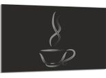 Piastra Di Copertura Per Piano Cottura 80X52Cm 1 Pezzo In Ceramica Per Copertura Piano Cottura, Nero Caffè