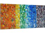 Piastra Di Copertura Del Piano Cottura 90X52 Coperchio Del Piano Cottura In Ceramica Paraspruzzi Piatto In Vetro Tagliere Decorativo, Pietre Colorate