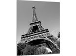 Piano Cottura 40X52 Coperchio Per Piano Cottura In Ceramica Paraspruzzi Piatto In Vetro Tagliere Decorativo, Torre Eiffel Grigio