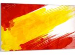 Piastra Di Copertura Del Piano Cottura 80X52Cm Copripiastra In Ceramica 1 Pezzo, Rosso Colorato