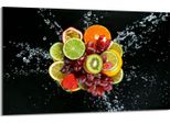 Piastra Di Copertura Del Piano Cottura 80X52Cm 1 Pezzo In Ceramica, Paraschizzi, Color Frutta