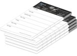 Pricaro Essensplaner "Lettering-Black"", Magnetisch, A6, 5 StüCk"
