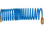 Tubo Per Aria Compressa A Spirale Extol Premiumpoliuretanocon Attacchi Rapidi In Ottone, 8865135