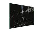 Tagliere Piastra Di Copertura Per Fornelli Tagliere Multiglass 30X22 Cm Vetro Nero