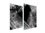 Piastre Coprifornelli 2 Pezzi 35X52 Coprifornelli In Ceramica Tagliere In Vetro Cuore Bevanda