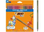 Bic 9505251 Pastello Colorato Colori Assortiti 24 Pz