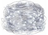 Springos_Illuminazione A Filo D'argento Con 50 Led_Luci Fiabesche A LED_500 Cm_Bianco Freddo_Funzionamento A Batteria_Interno_Luci A Led_Illuminazione Decorativa_Casa&Decorazioni