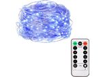 Springos Led Luci Fiabesche Filo 100 Led Lunghezza 10,3 M Funzionamento A Batteria 8 Modalità Interno Esterno Natale Decorazione Natalizia Illuminazione Decorativa