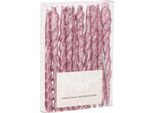 Springos Ornamenti Per Albero Di Natale Ghiaccioli Ritorti Rosa Ornamento Glitter 12 Cm 10 Pz. Decorazioni Natalizie