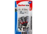 Fischer 557919 Ancoraggio A Vite E Tassello 6 Pz Kit Di Viti E Tasselli A Muro 44 Mm