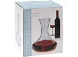 Decanter Per Vino Excellent Houseware, Vetro, 18X22 Cm, 1,4 L, Trasparente