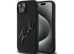 Karl Lagerfeld Klhcp15Ssksbmck Iphone 15 / 14 / 13 6.1 Czarny/Nero Custodia Rigida In Silicone Karl Script
