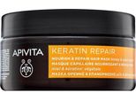 Apivita Keratin Nourish & Repair Hair Mask Maschera Nutriente Per Capelli Secchi E Danneggiati 200 Ml